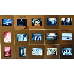 Lot Of 87 35mm Slides 1960s Kodachrome Mix Cars People Dog Pool